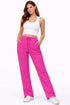 Women’s Fleece Open Hem Joggers – Drawstring Lounge Bottoms