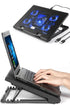 5 Fan Laptop Cooling Pad – Adjustable USB Laptop Stand