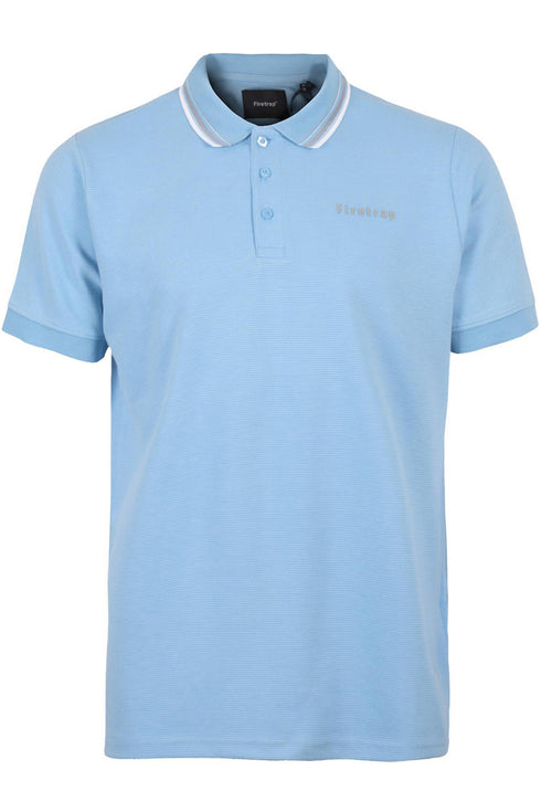 Men's Firetrap Polo Shirt - Plain Short Sleeve Pique Casual Golf Tee
