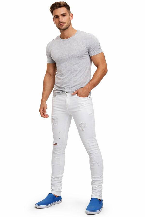 Men's Cotton Ribbed Jeans - TF042