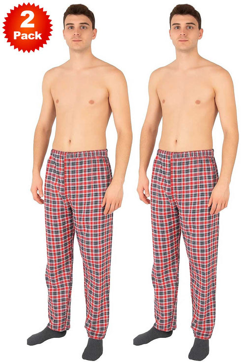 2 Pack Mens Sleepwear Pyjamas