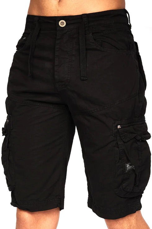 Crosshatch Mens Knee Length Cargo Shorts