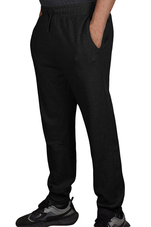 Men Elasticated Drawstring Fleece Bottoms