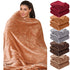 Large Faux Fur Warm Fleece Throw