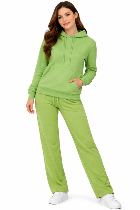 Women’s Fleece Tracksuit Set – Hoodie & Joggers Matching Loungewear