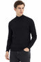 Mens Quarter Zip Funnel Neck Jumper