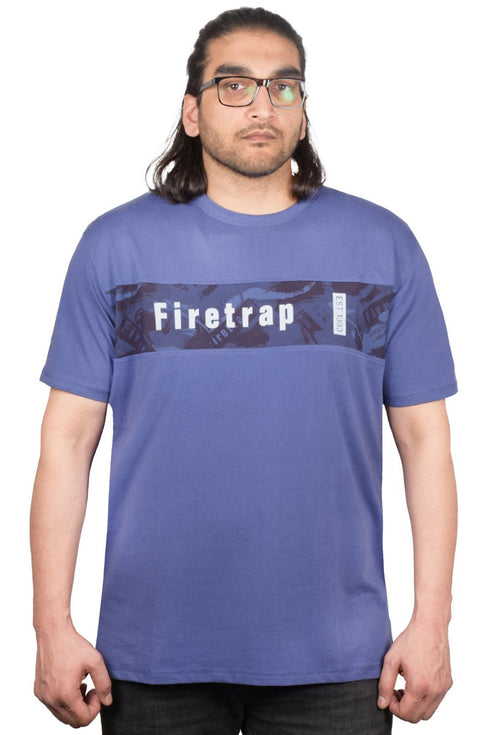 Fire Trap Mens Cotton Casual T-shirt