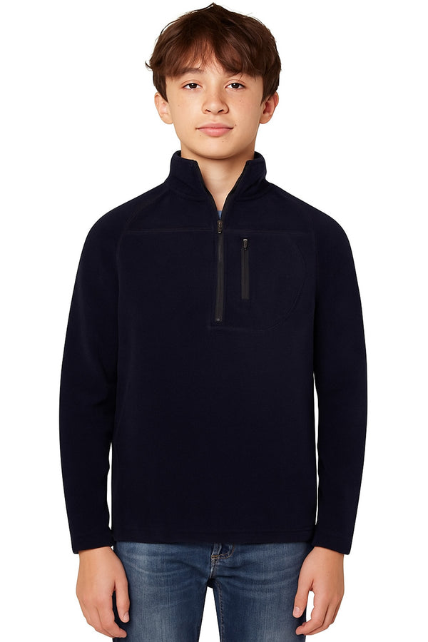 Kids Quarter Zip Fleece Pullover
