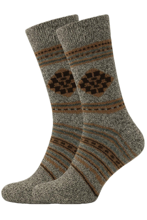 Men's Warm Wool Thermal Socks – Thick, Cozy Winter Socks for Cold Weather