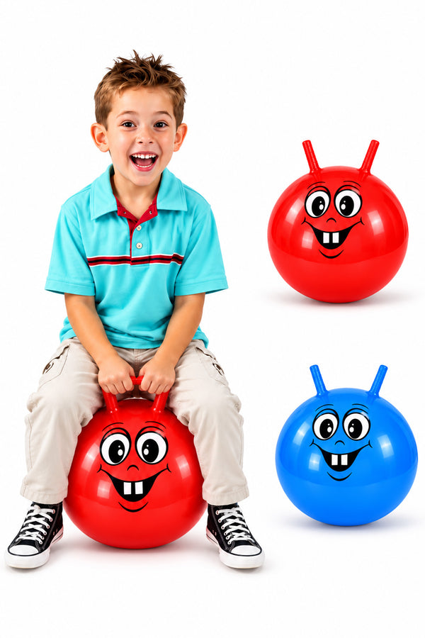 Kids 18" Inflatable Space Hopper Ball with Handles