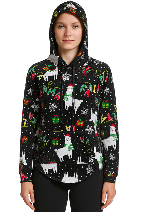 Velvet Christmas Pullover Hoodie - XS/S