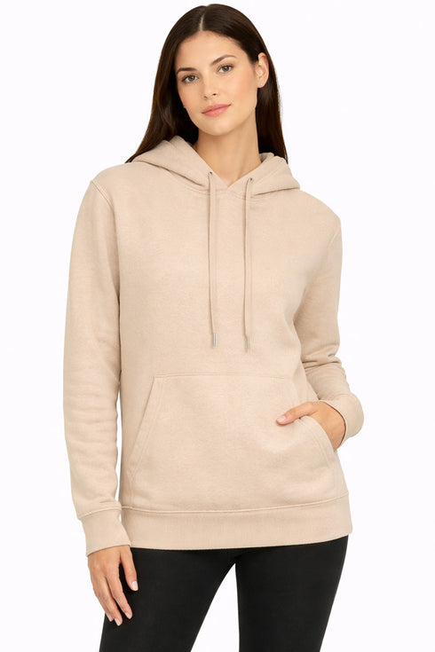 Women’s Fleece Pullover Hoodie | Kangaroo Pocket Sweatshirt