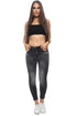Womens High Waist Skinny Denim Jeans