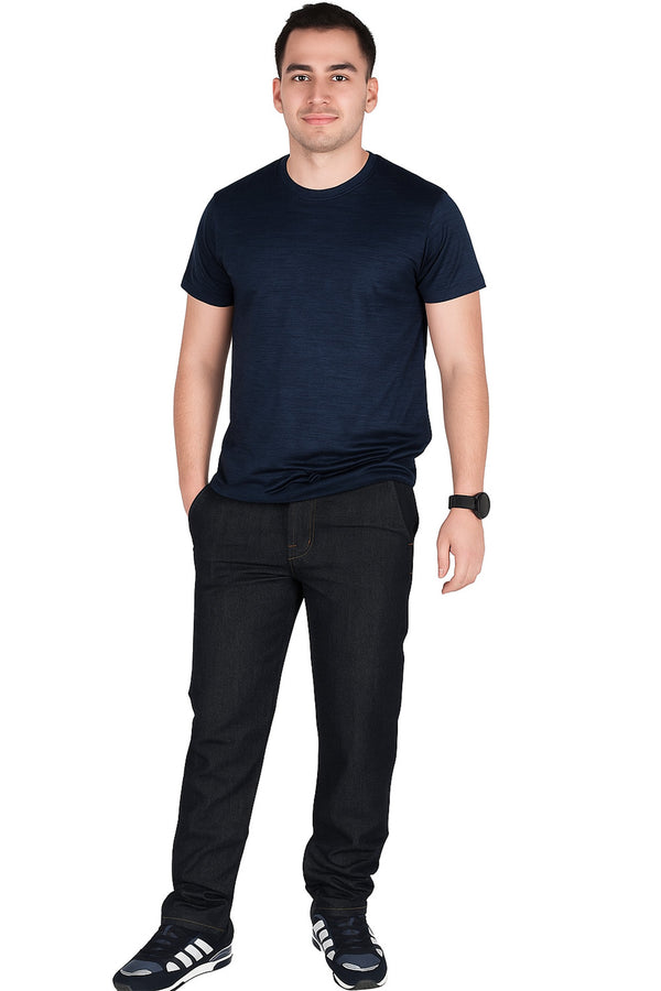 Mens Denim Straight Leg Jeans