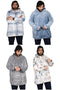 4-Pack Unisex Blanket Hoodies – Soft, Lightweight & Oversized for Adults