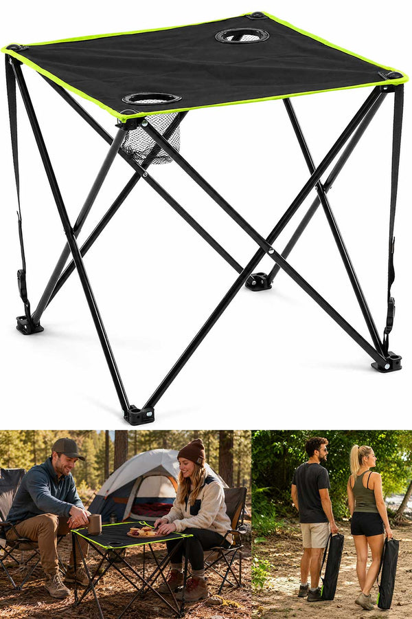 Folding Camping Table with Carry Bag – Lightweight Portable Outdoor Table