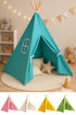 Kids Play Tent Teepee - Indoor Foldable Playhouse for Toddlers & Children