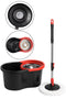 360° Magic Spin Mop & Bucket Set – Easy Floor Cleaning System with Stainless Steel Wringer & Microfiber Mop Head
