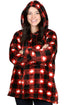 Blanket Oversized Hoodie Red - Leaf - Thin