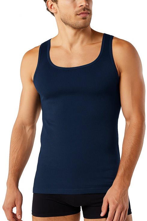 Mens Ribbed Vest - XL
