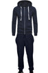Mens Full Zip Plain Tracksuit