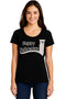 Women’s Halloween T-Shirt | Black Happy Halloween Graphic Tee with Cat Design