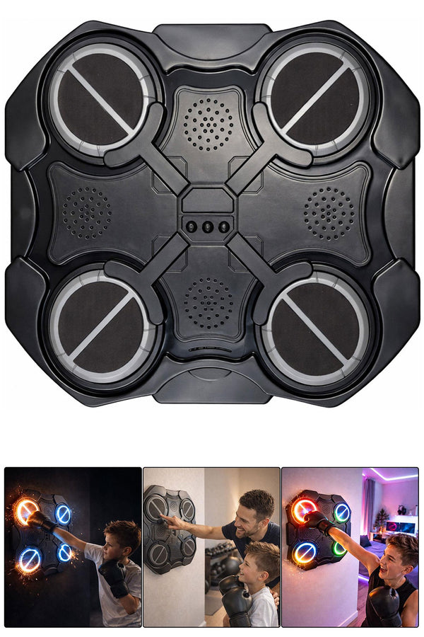 Boxing Machine Wall Target with LED Lights – Interactive Punching Training Game