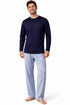 Mens Long Sleeve Lounge Set - Pyjama Set