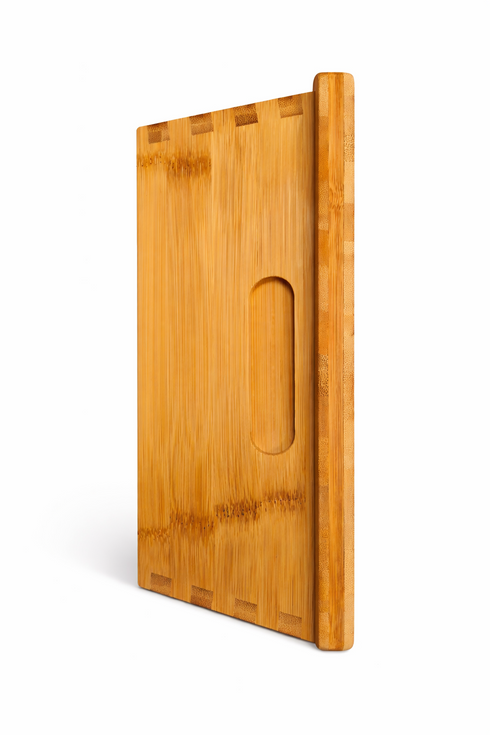 Bamboo Cutting Board Set with Colour-Coded Chopping Mats & Storage Tray – Hygienic Kitchen Food Prep System