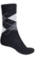 Assorted Mens Polycotton Thermal Socks - Pack of 12