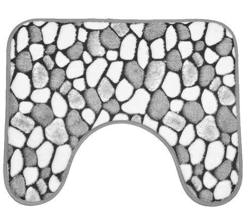 2 Pack Pebble Bath and Pedestal Mat