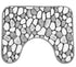 2 Pack Pebble Bath and Pedestal Mat