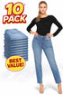 Ladies Slim Fit Denim Jeans - 10/20 Pack