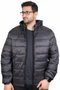 Mens Hooded Winter Bomber Jacket
