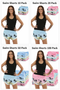 Women’s Hawaiian Printed Swim Shorts 10/20/50/100 Pack – Elastic Waist Fancy Funky Surfboard Trunks for Beach, Swimming, Summer Sports & Holiday Wear