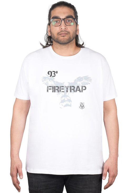 Fire Trap Mens Cotton Short Sleeve T-shirt