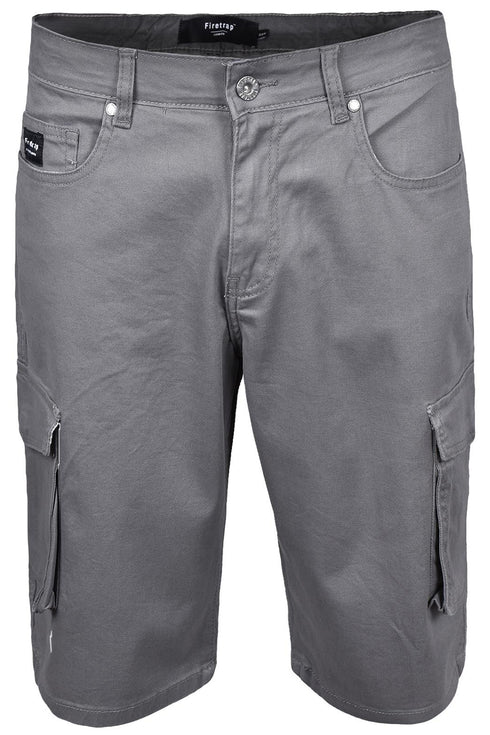 Firetrap Mens Classic Chino Cargo Shorts