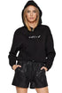 Womens Long Sleeve Cropped Hoodie