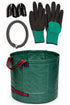 50L Pop Up Garden Waste Bag with Gloves – Collapsible Leaf Collector