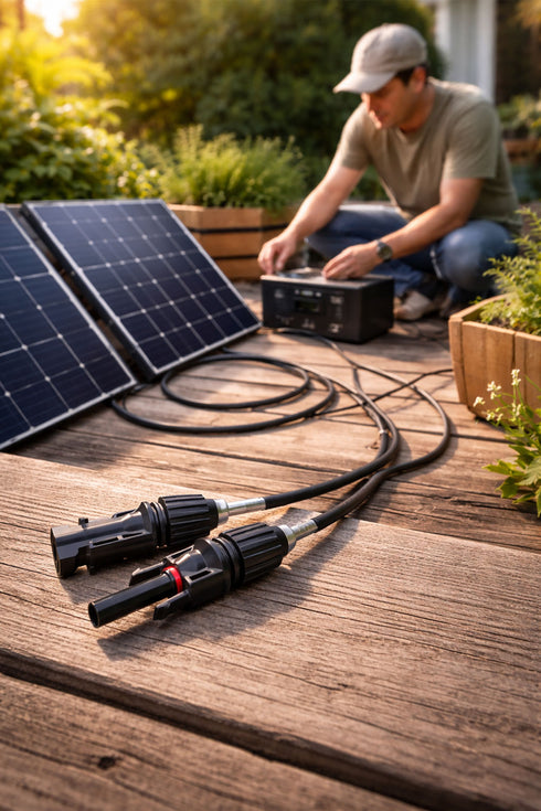 10 Pack Solar Panel Cable Connectors