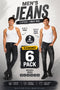 6 Pack Men’s Brave Soul Charcoal Cargo Jeans - From £7.49 Per Unit