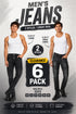 6 Pack Men’s Brave Soul Charcoal Cargo Jeans - From £7.49 Per Unit