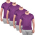 4 Pack Mens Quick Dry Breathable T Shirts
