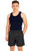 Men's Comfort Fit Polycotton Shorts with Zip Pockets & Drawcord