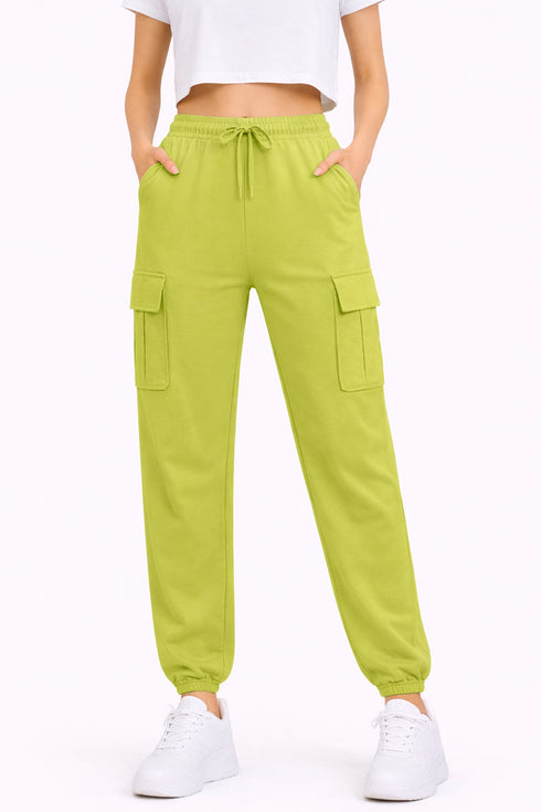 Ladies Fleece Cargo Trousers