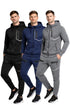Men’s Hooded Tracksuit Set – Zip Pockets, Full-Zip Hoodie & Joggers