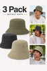 Men’s Cotton Summer Bucket Hats - 3 Pack & SIngle