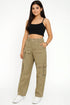 Girls Cargo Combat Trousers