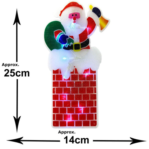 Christmas Silhouette Window decoration with LED Lights