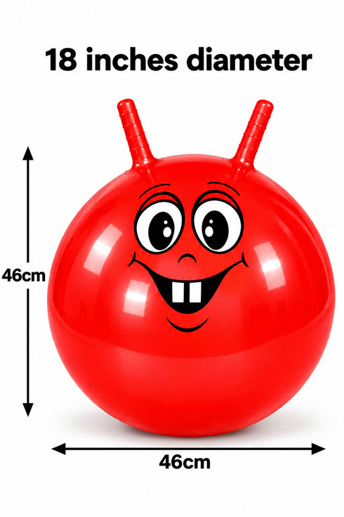 Kids 18" Inflatable Space Hopper Ball with Handles